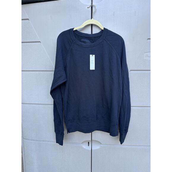Unsubscribed faded blackFleece Sweatshirt Long Sleeve Crewneck Top Pullover NWT - Picture 1 of 11